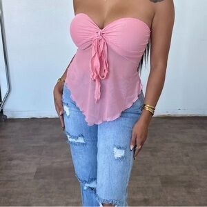 OOTDFASH- Yasmin Tube Top (Blush)